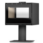 Salamandra a Lenha Safira Flex 700 Style Dupla Face Ventilação Forçada - Solrak